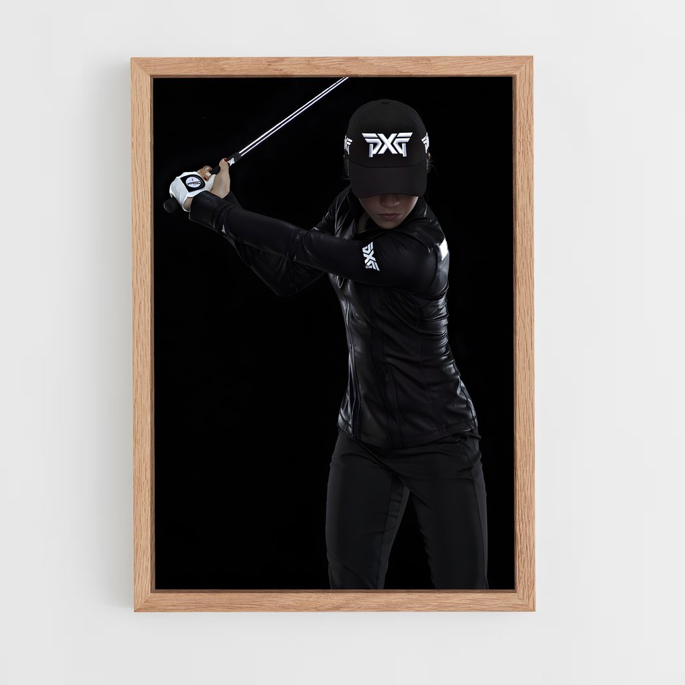 Poster Batwoman En Cuir – affiche Golf (vue 4)